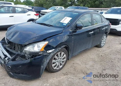 2015 Nissan Sentra S z USA, uszkodzony, nr VIN 3N1AB7AP1FY360138